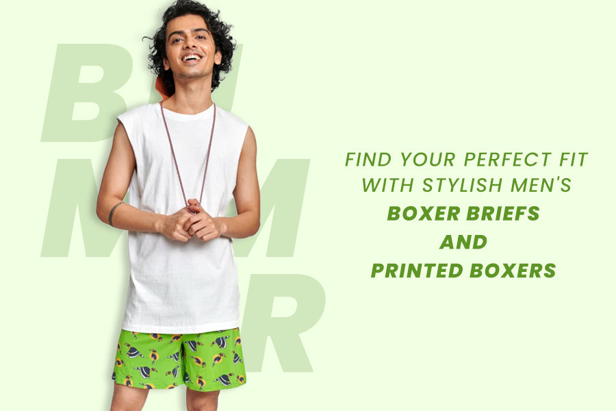 Find Your Perfect Fit with Stylish Men's Boxer Briefs and printed boxe Bummer