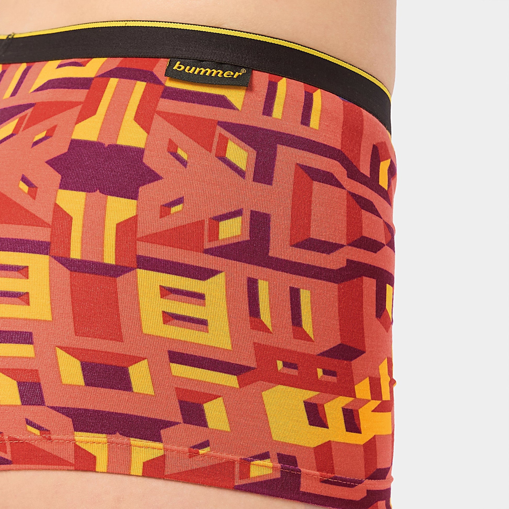Bummer Soft Modal Boy Shorts Bricked Zoom