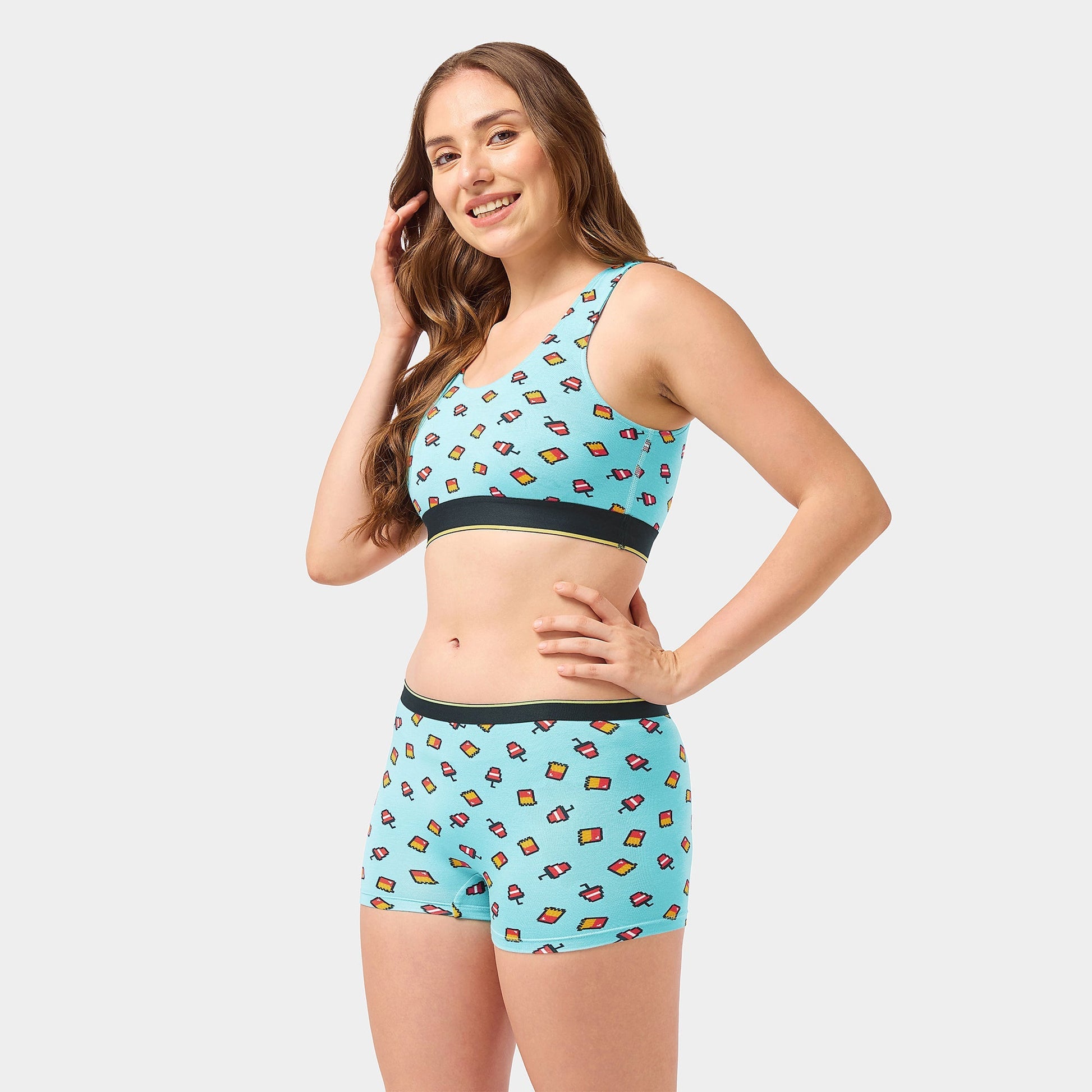 Bummer Soft Modal Boy Shorts McBum Back