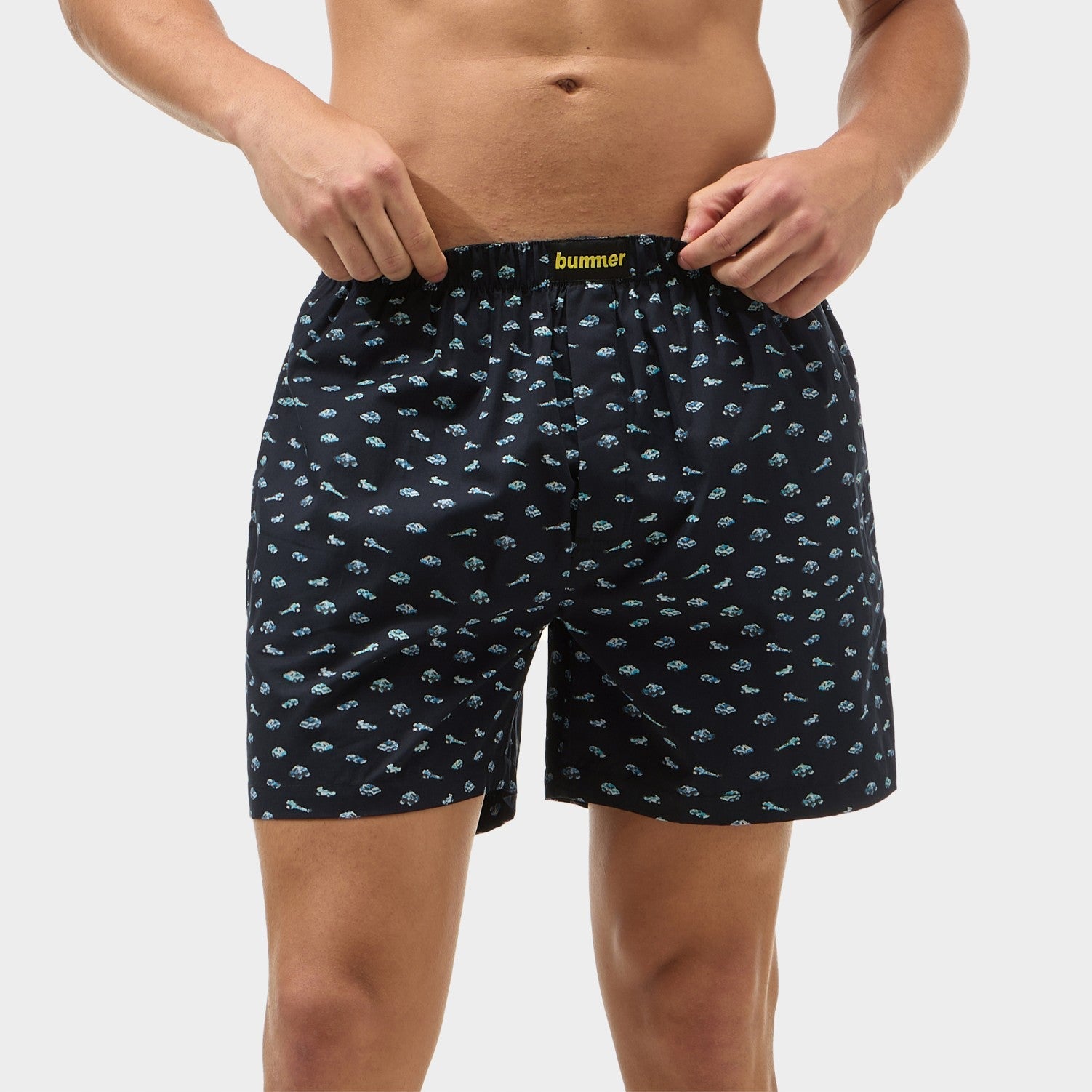 Vroom Boxer Shorts for Men Soft Anti-Roll Waistband Bummer
