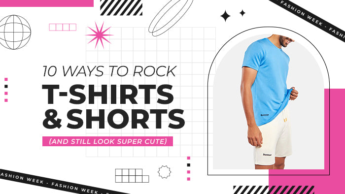 10 Ways to Rock T-Shirts and Shorts (and still look super cute)