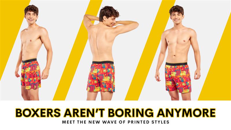 Boxers Aren’t Boring Anymore: Meet The New Wave of Printed Styles