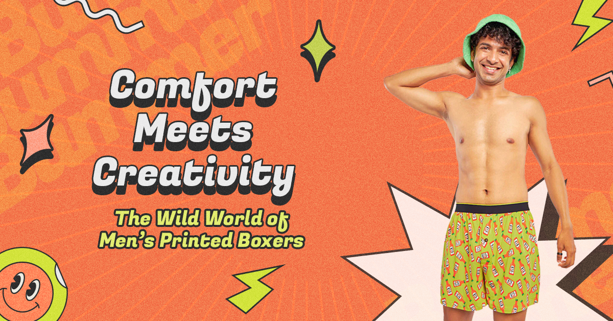 Comfort Meets Creativity: The Wild World of Men’s Printed Boxers
