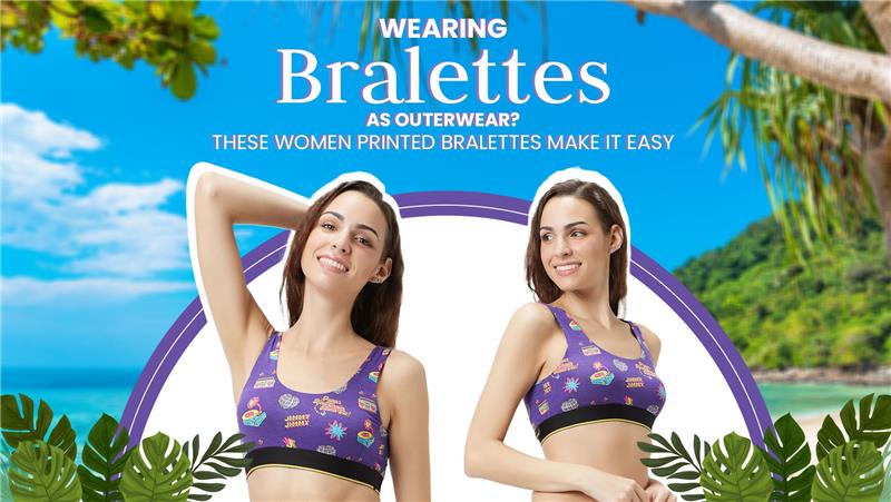 Wearing Bralettes As Outerwear? These Women Printed Bralettes Make It Easy
