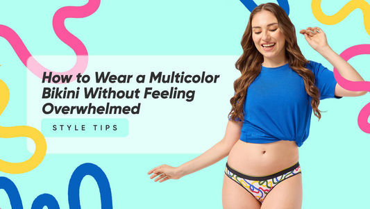 How to Wear a Multicolor Bikini Without Feeling...