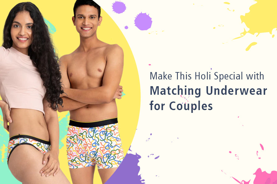 Make This Holi Special with Matching Underwear for Couples