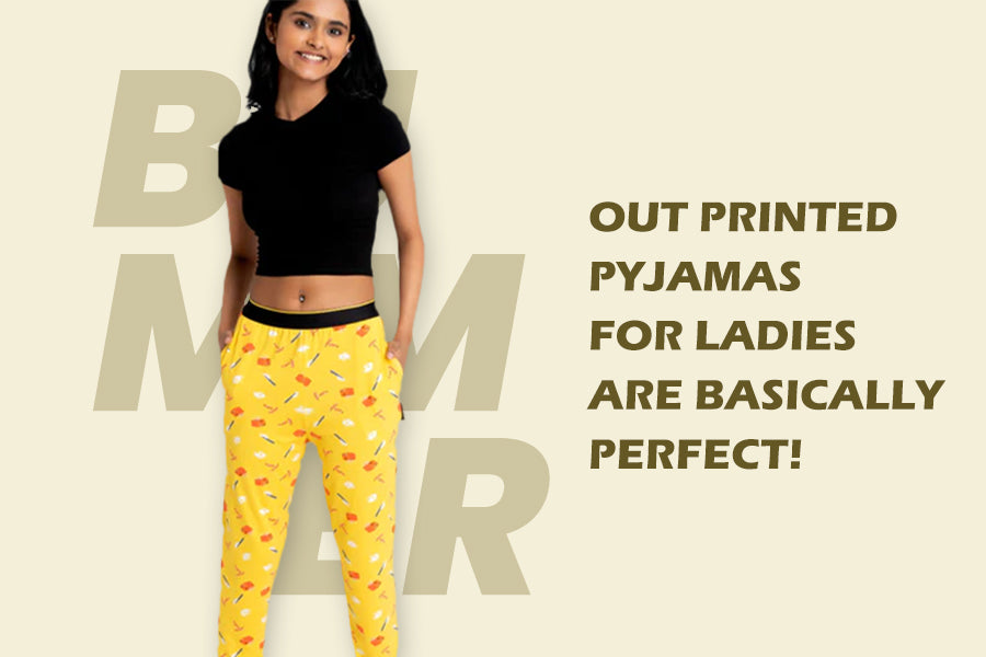 Out printed pyjamas for ladies are basically perfect!