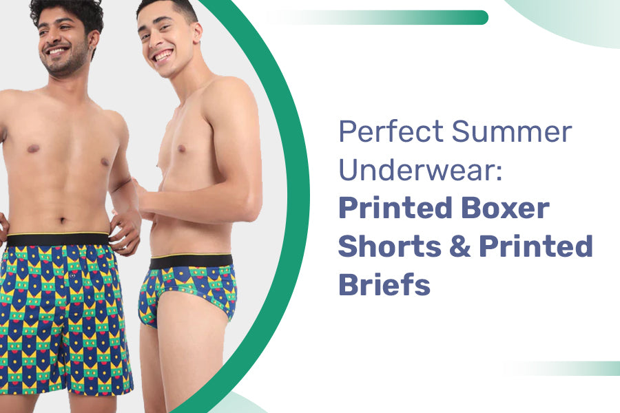 Perfect Summer Underwear: Printed Boxer Shorts And Printed Briefs