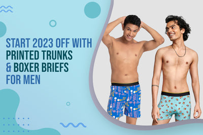 Start 2023 off with Printed Trunks and Boxer Briefs for Men