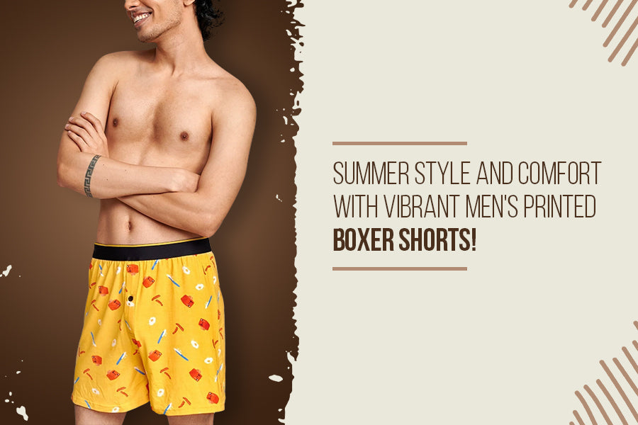 Summer Style and Comfort with Vibrant Men's Printed Boxer Shorts!