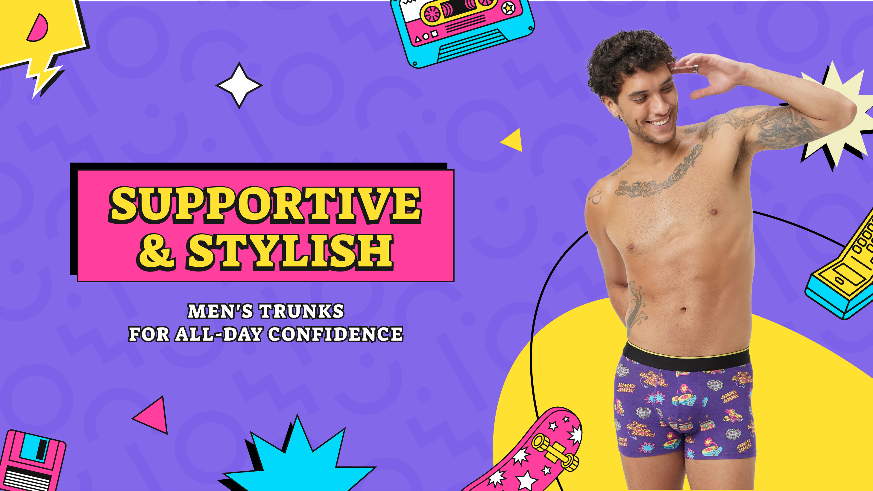 Supportive & Stylish: Men's Trunks for All-Day Confidence