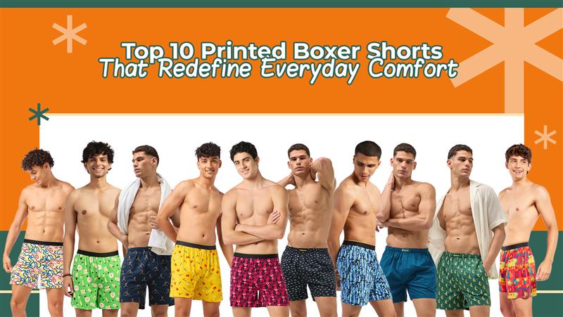 Top 10 Printed Boxer Shorts That Redefine Everyday Comfort