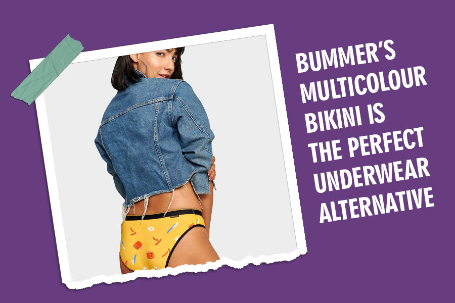 Bummer’s multicolour bikini is the perfect underwear alternative