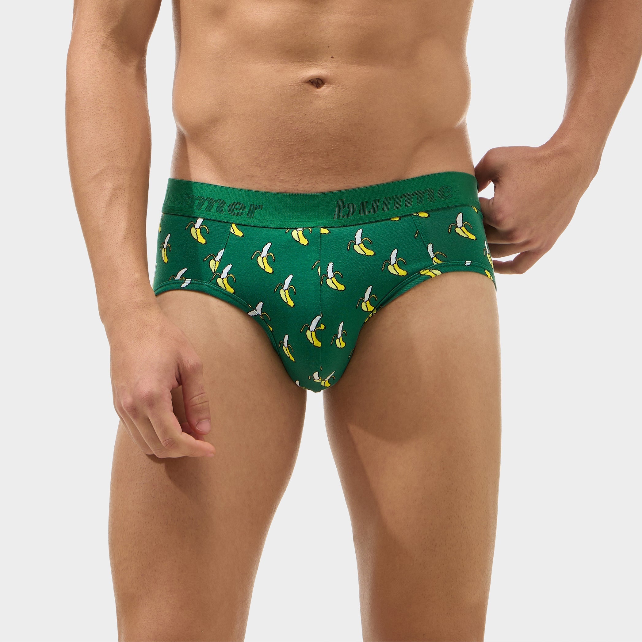 Cotton Stretch Brief - Bananza