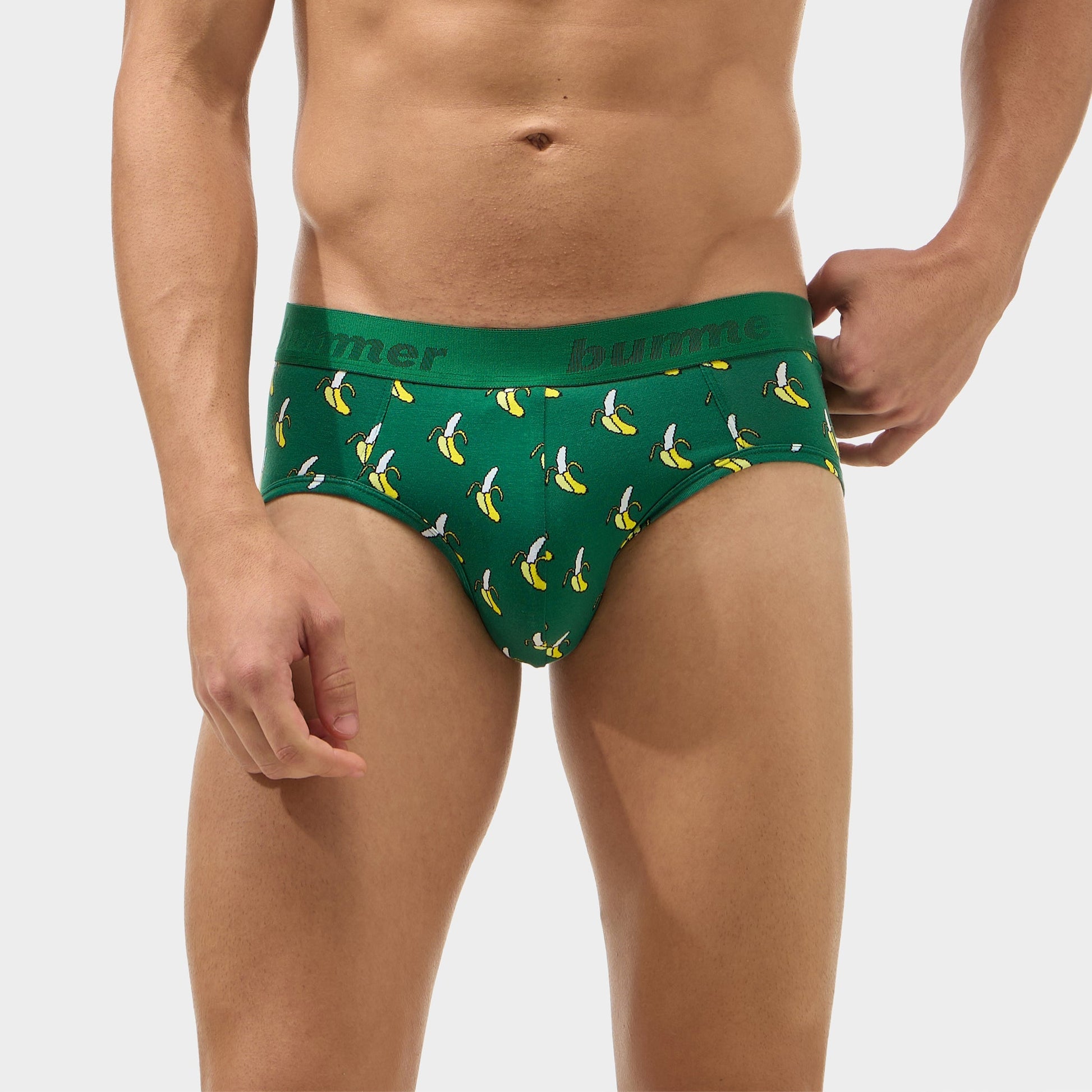 Cotton Stretch Brief - Bananza