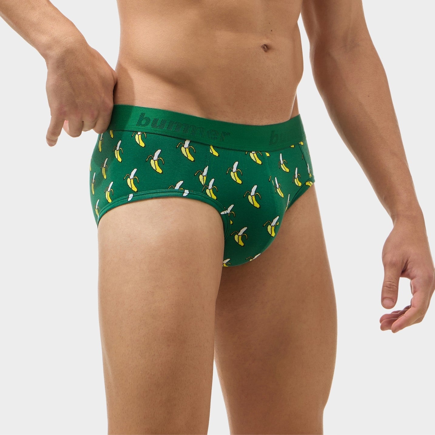Cotton Stretch Brief - Bananza