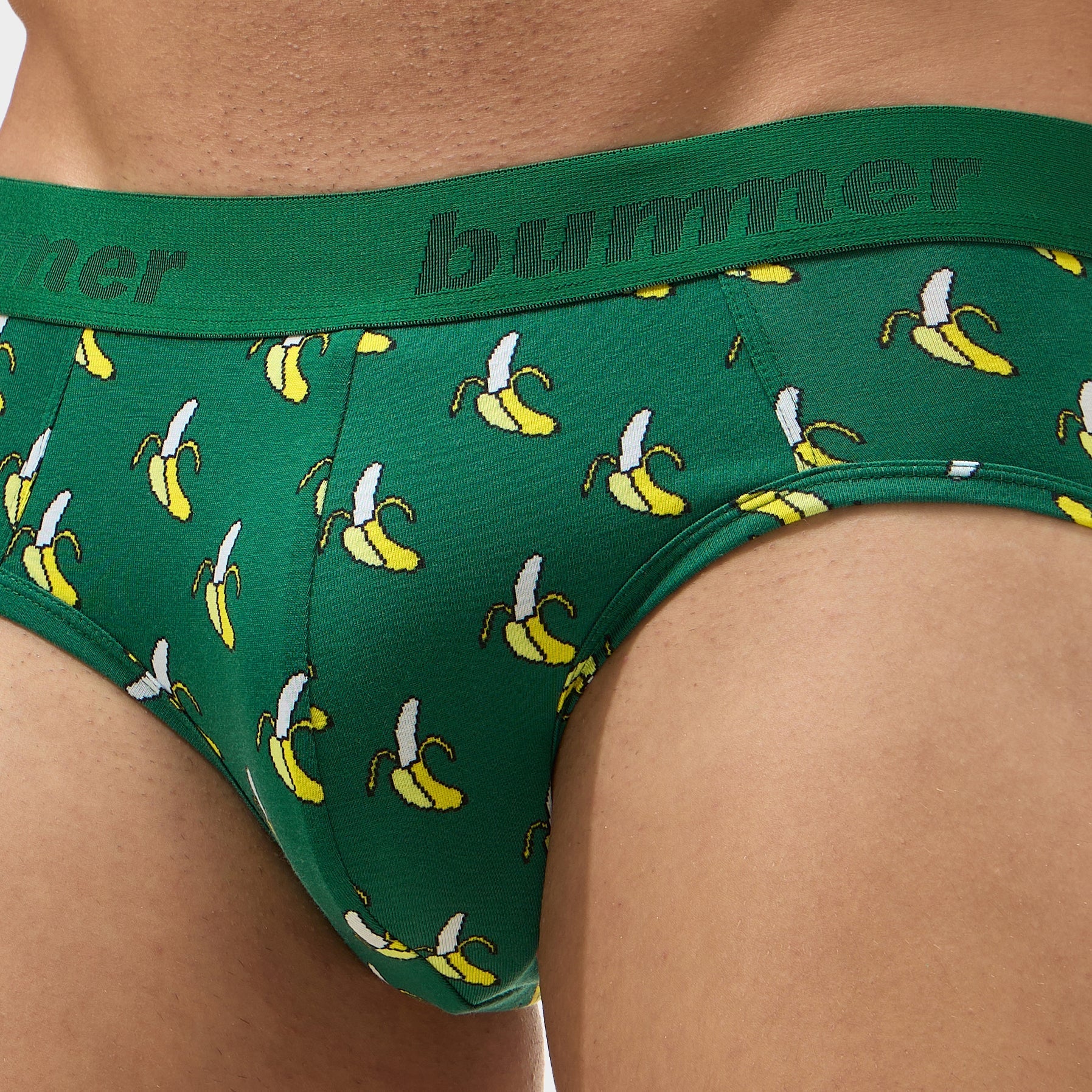 Cotton Stretch Brief - Bananza
