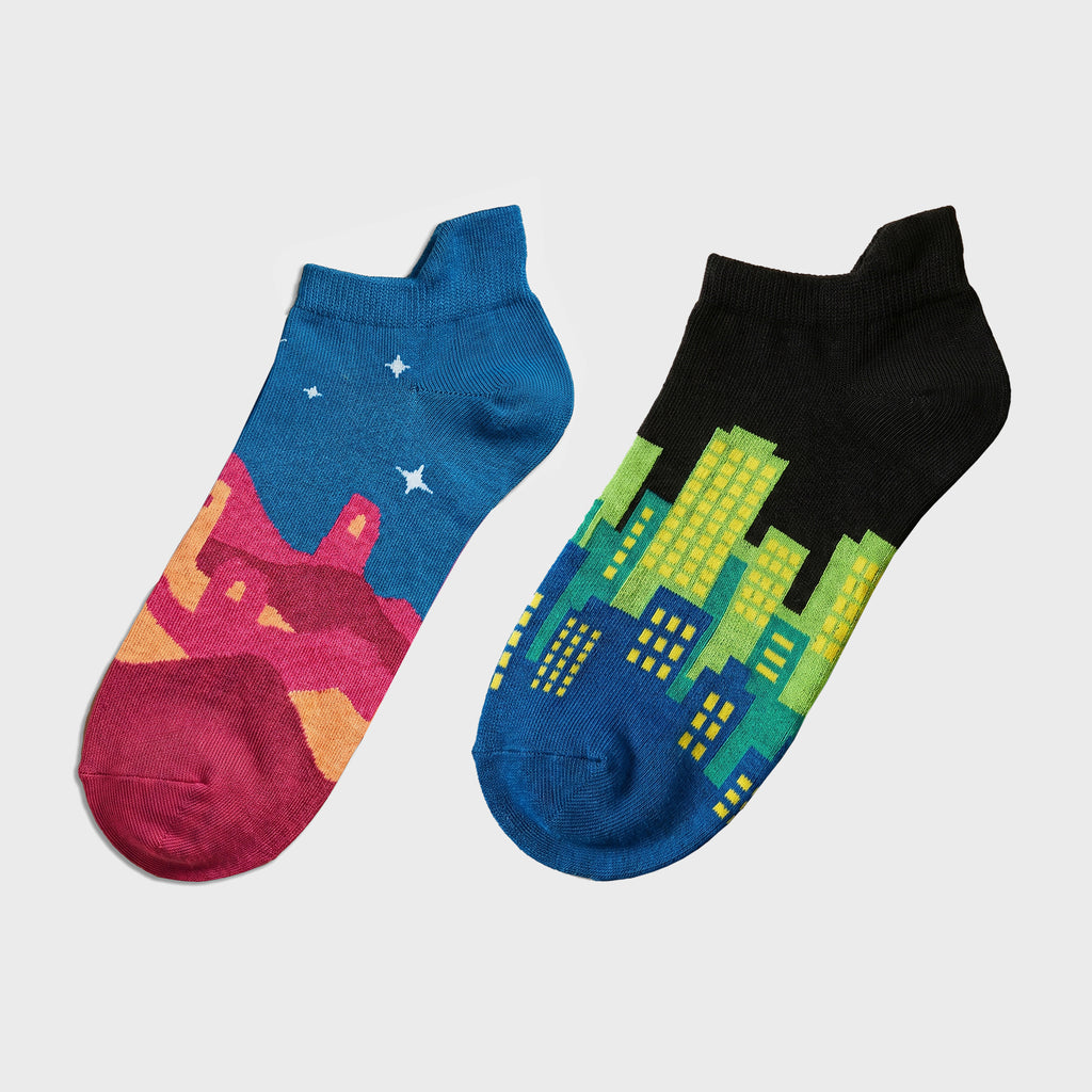Unisex Ankle Socks - 2 Pack
