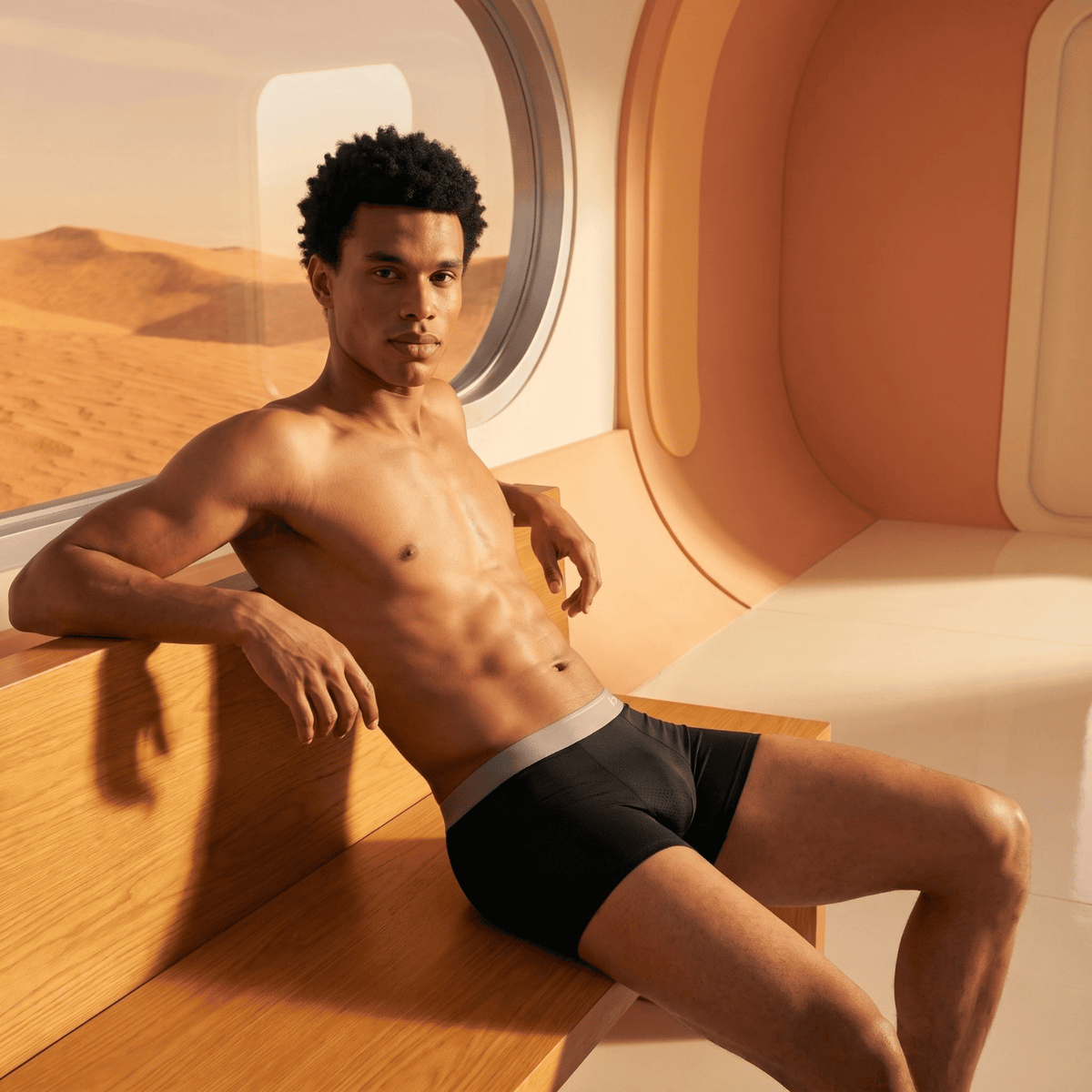 Seamfree Nylon Stretch Bonded Trunks - Matrix