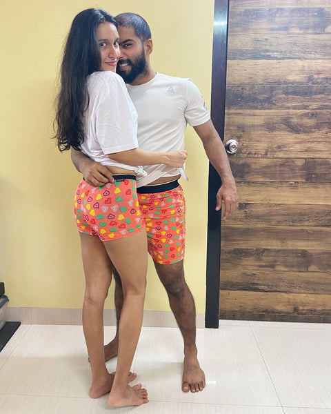 Couples Underwear Matching Set core max Neck Bra India