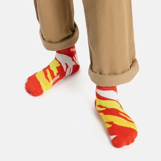 Ankle Length Socks - Fuego