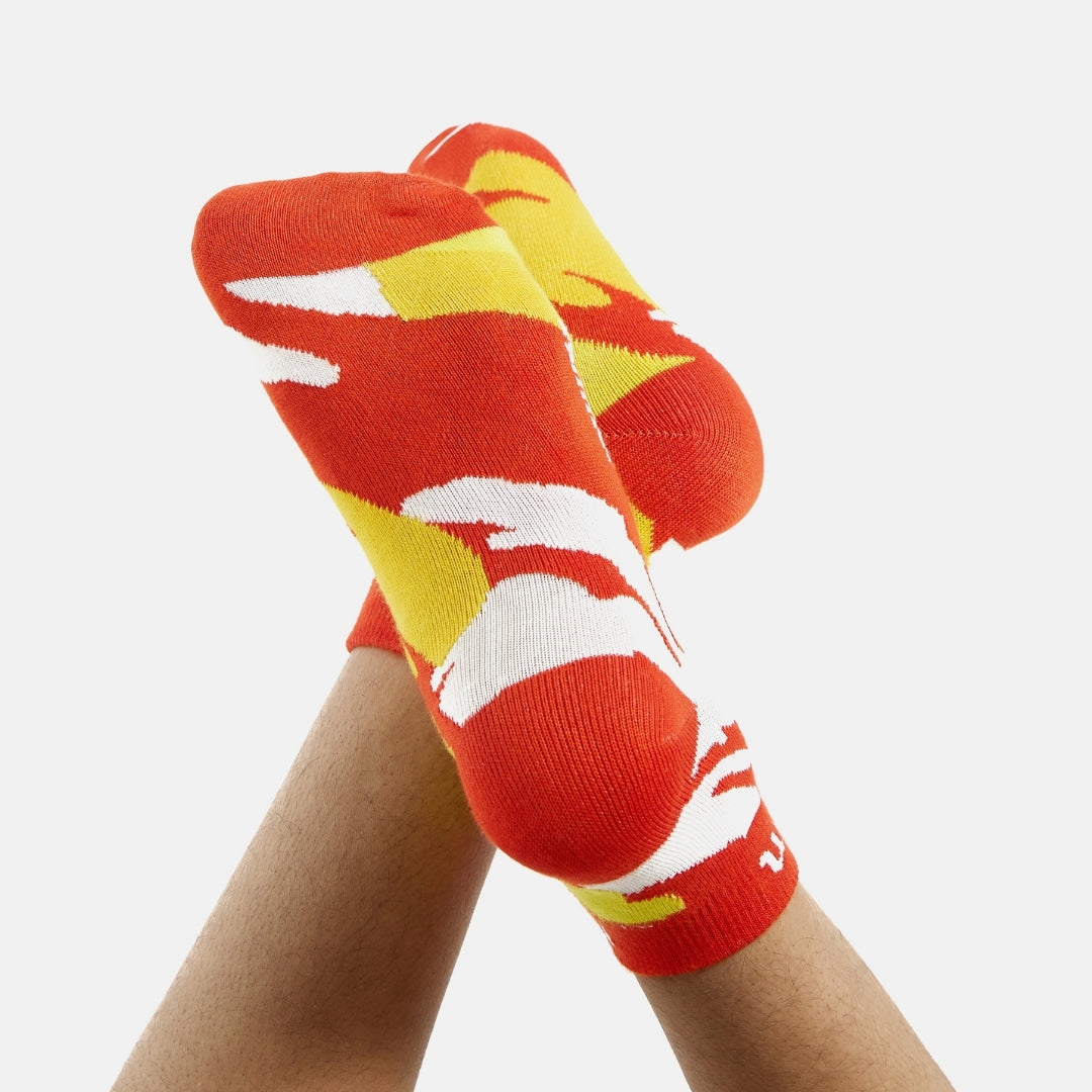 Quarter Length Socks - Fuego