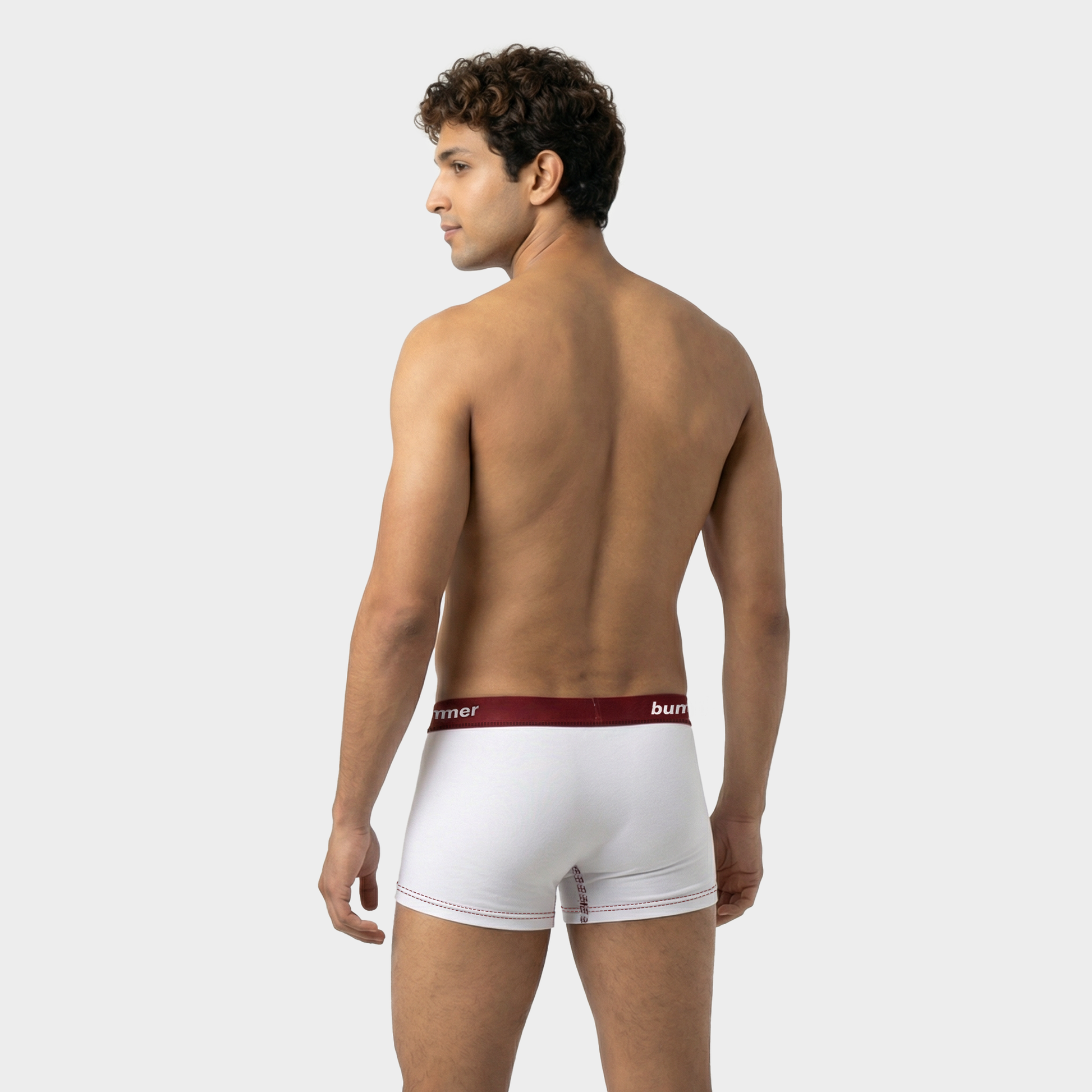 Cotton Stretch Trunks - Blanc