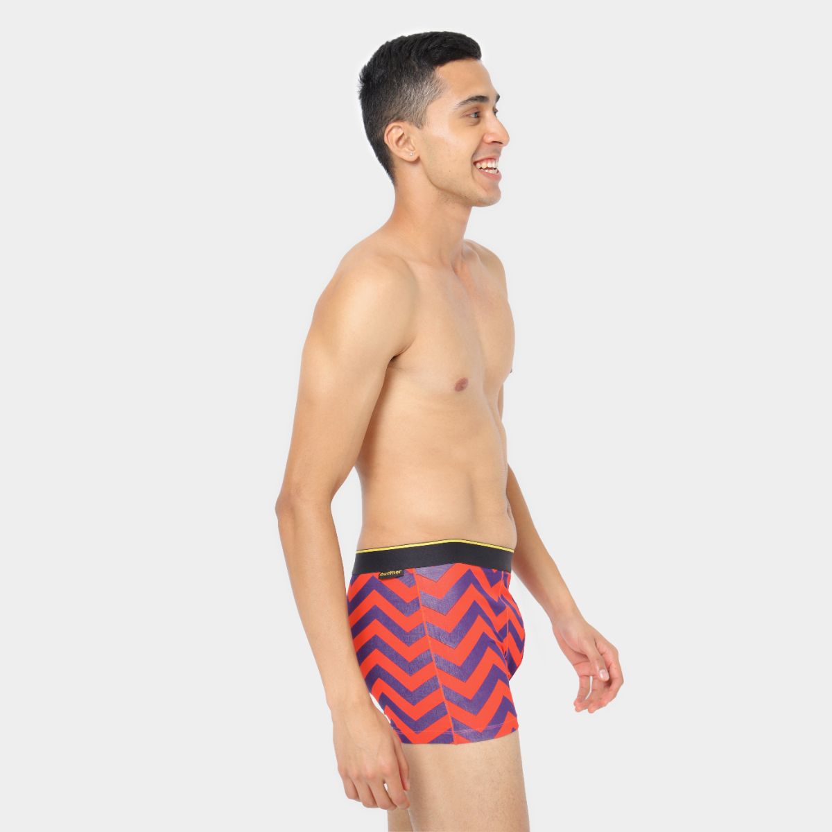 Bummer Soft Modal Trunks Chevron Side 