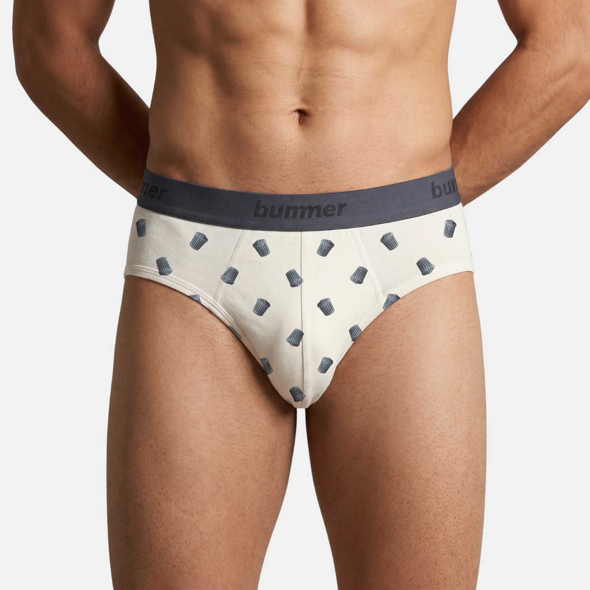 Cotton Stretch Brief - Clank