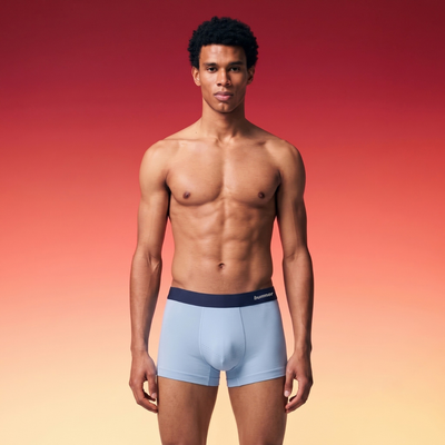 Seamfree Nylon Stretch Bonded Trunks - Bay of Bengal