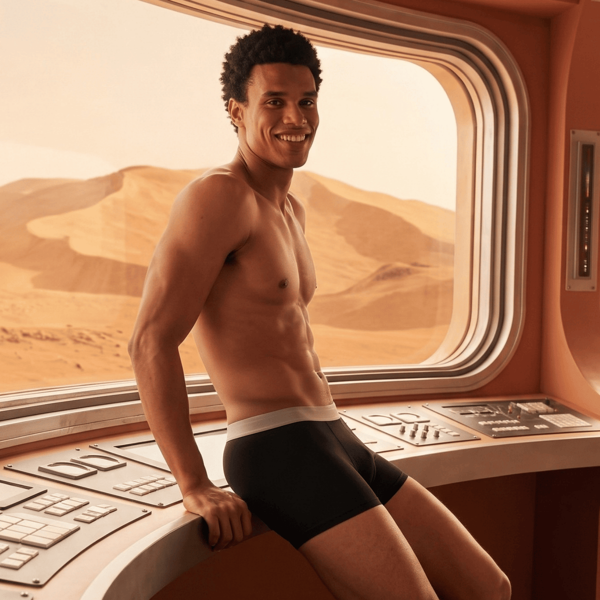 Seamfree Nylon Stretch Bonded Trunks - Matrix