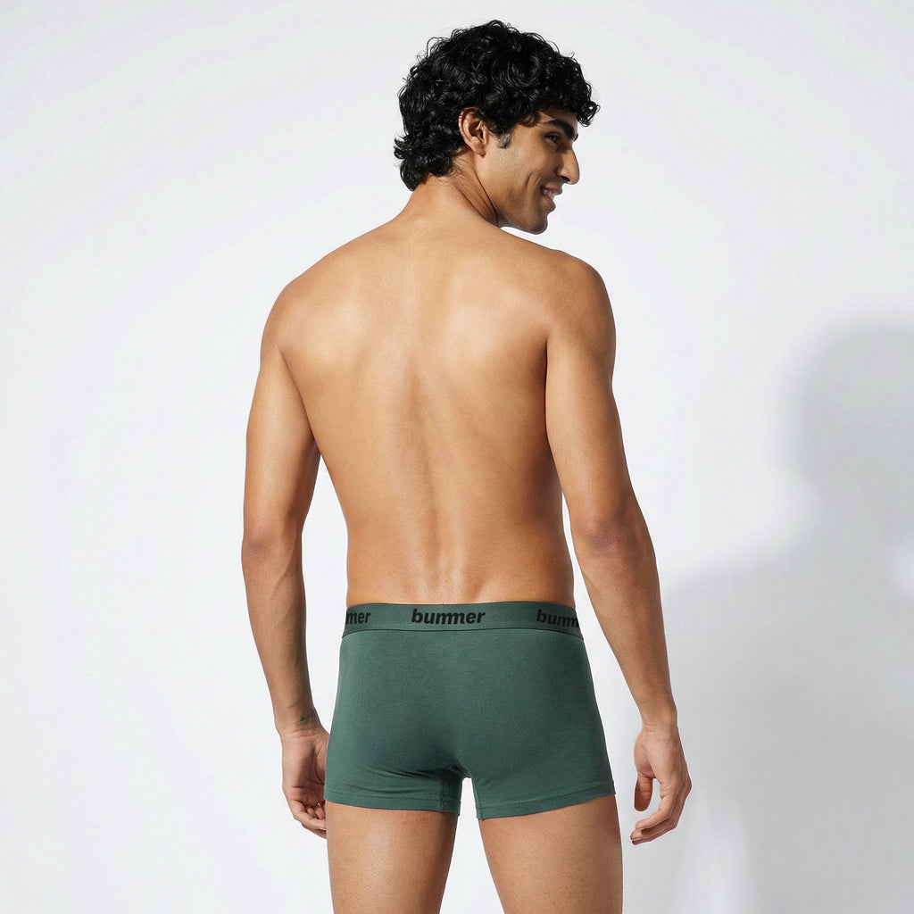 Cotton Stretch Trunks - Cedar