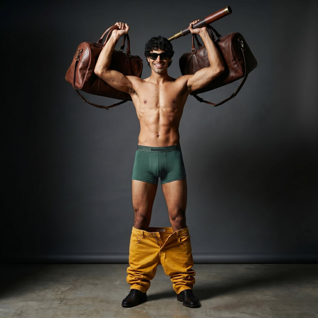 Cotton Stretch Trunks - Cedar