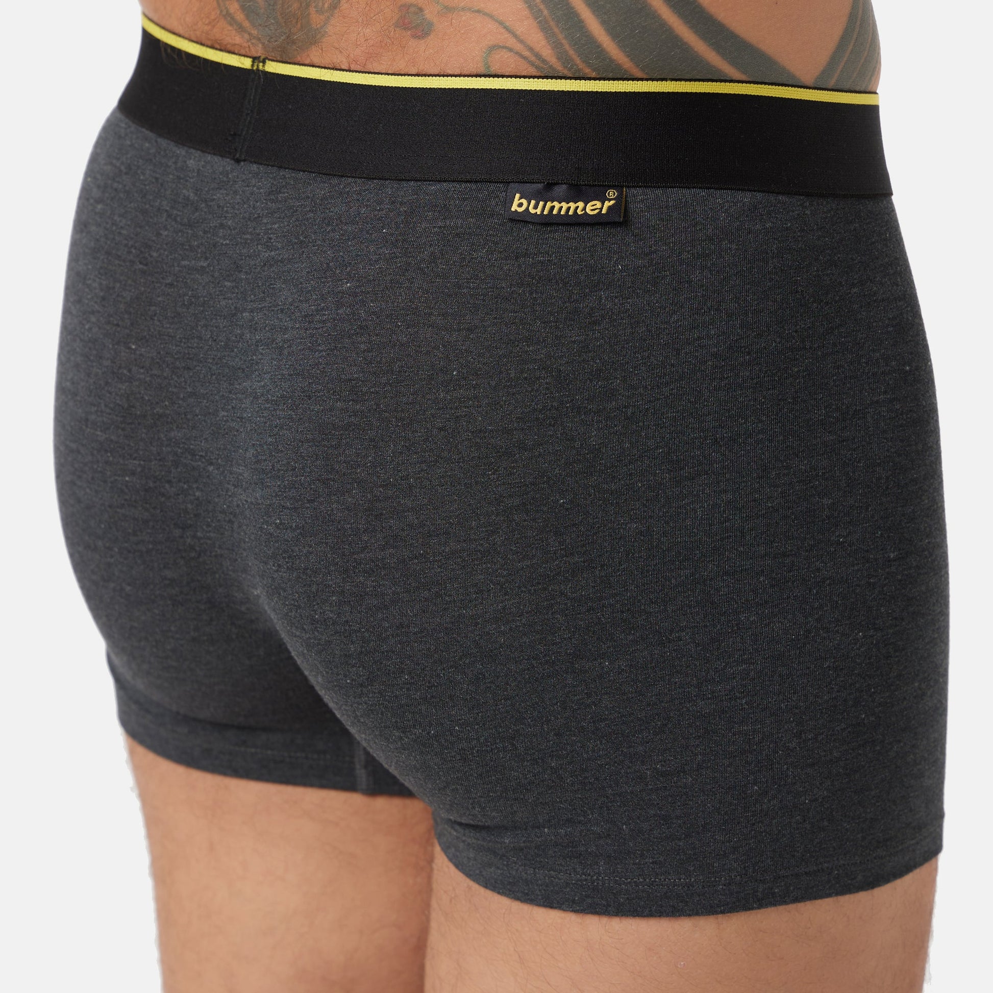 Bummer Soft Modal Trunks Charcoal Melange Zoom 