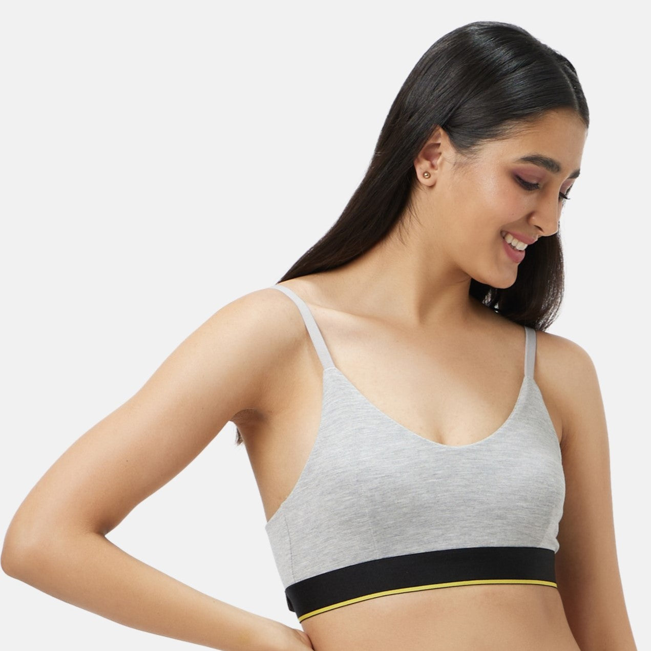 24/7 Lounge Bra - Grey Melange