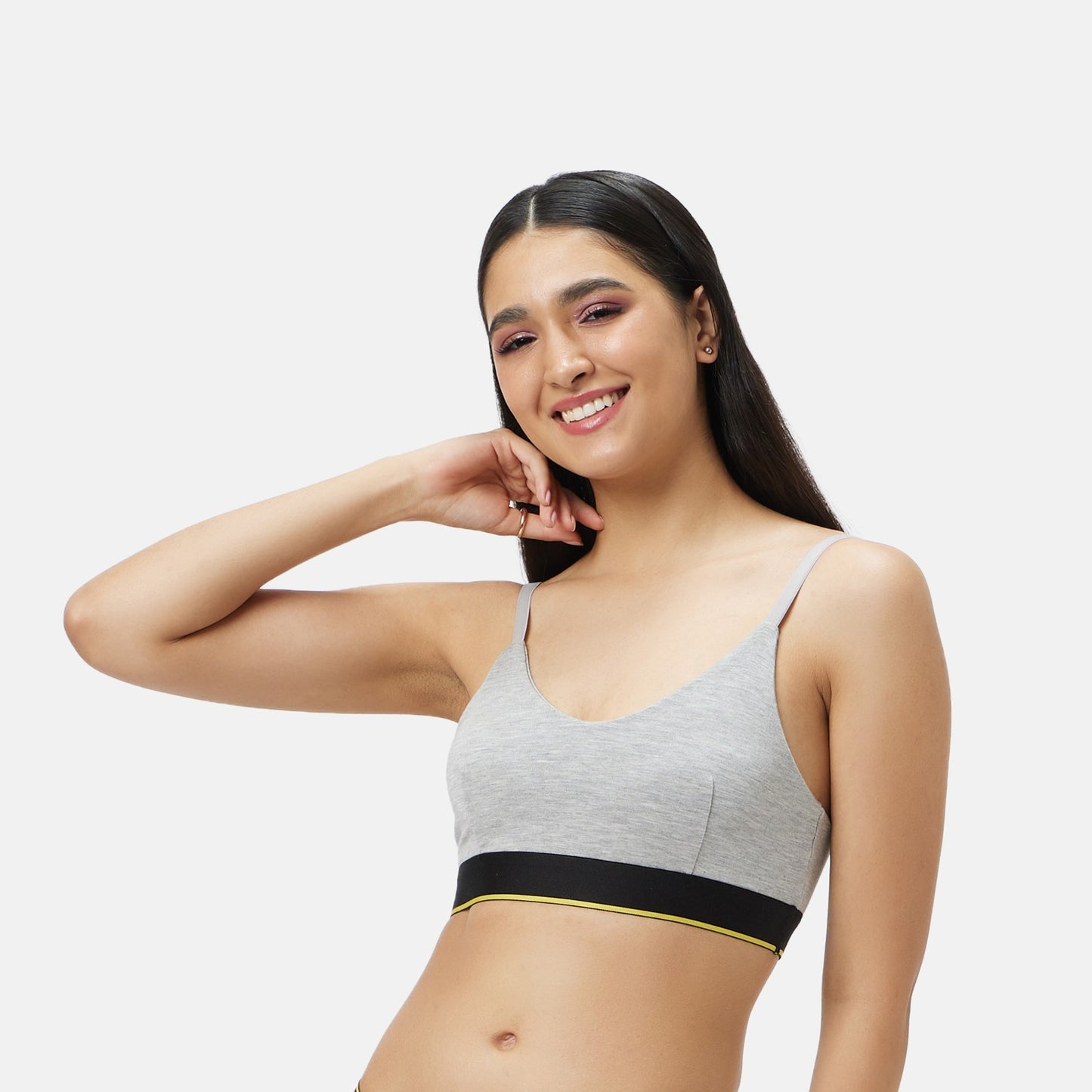 24/7 Lounge Bra - Grey Melange