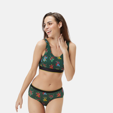 Buy Bummer Women Navy Blue Printed Modal Planet Love Hipster Brief For  Women Online at Best Prices in India - JioMart.