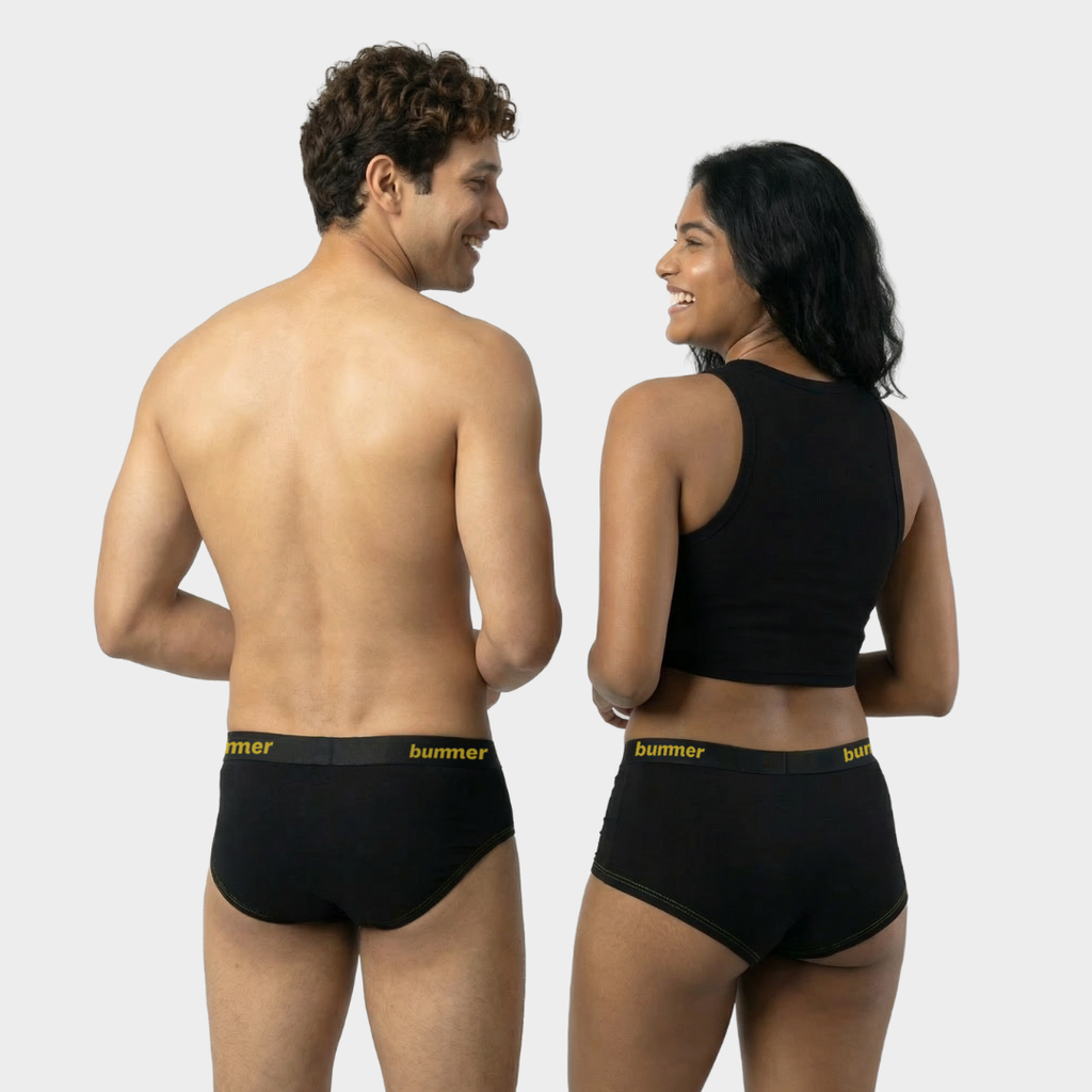 Brief & Boy Short Matching Set - Noir