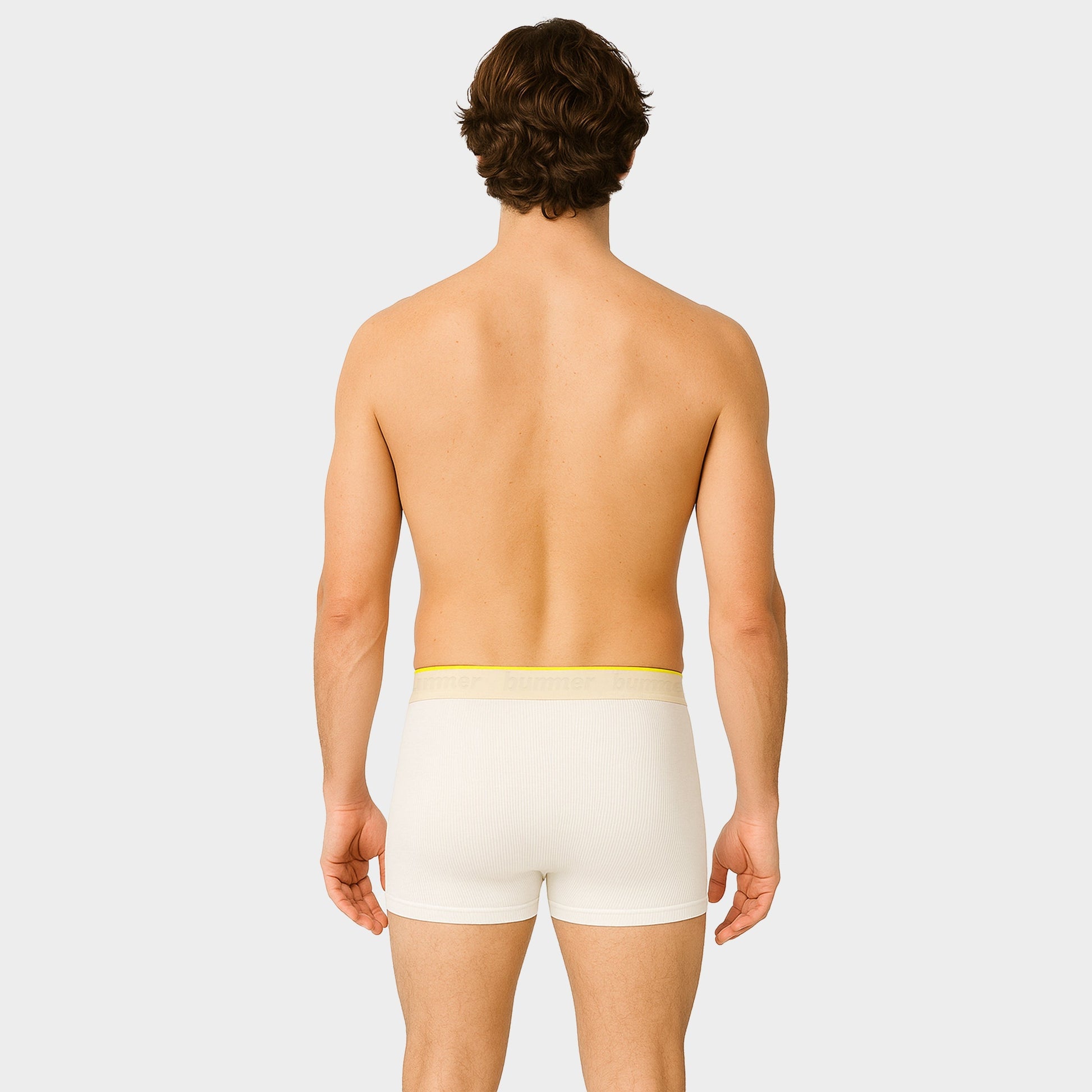 Bummer Soft Ribbed Trunks Opal Back 
