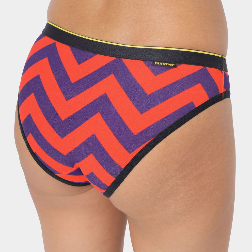 Bummer Soft Modal  Bikini Chevron Zoom 