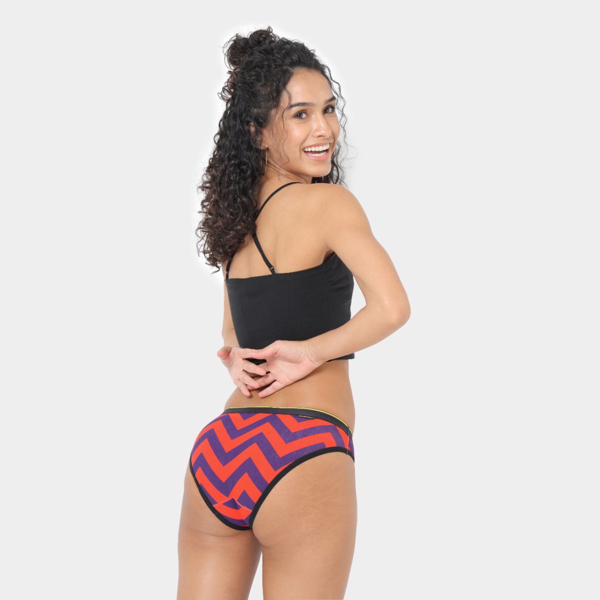 Bummer Soft Modal  Bikini Chevron Back 