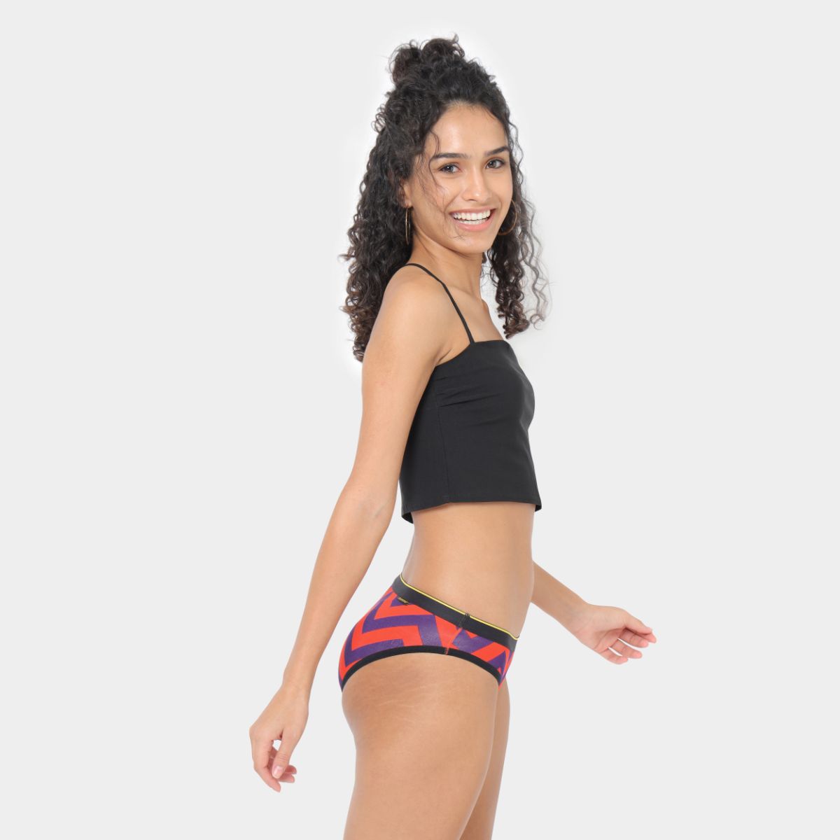Bummer Soft Modal  Bikini Chevron Side 
