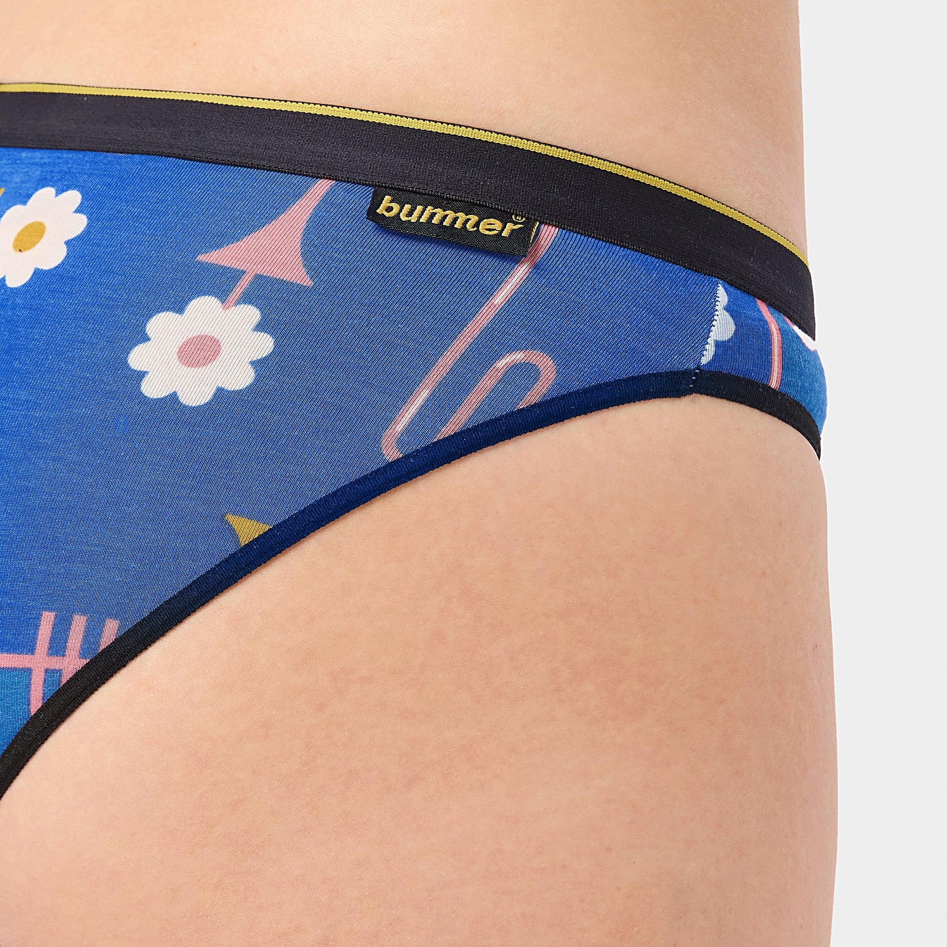 Bummer Soft Modal  Bikini Dixie Blues Zoom 2