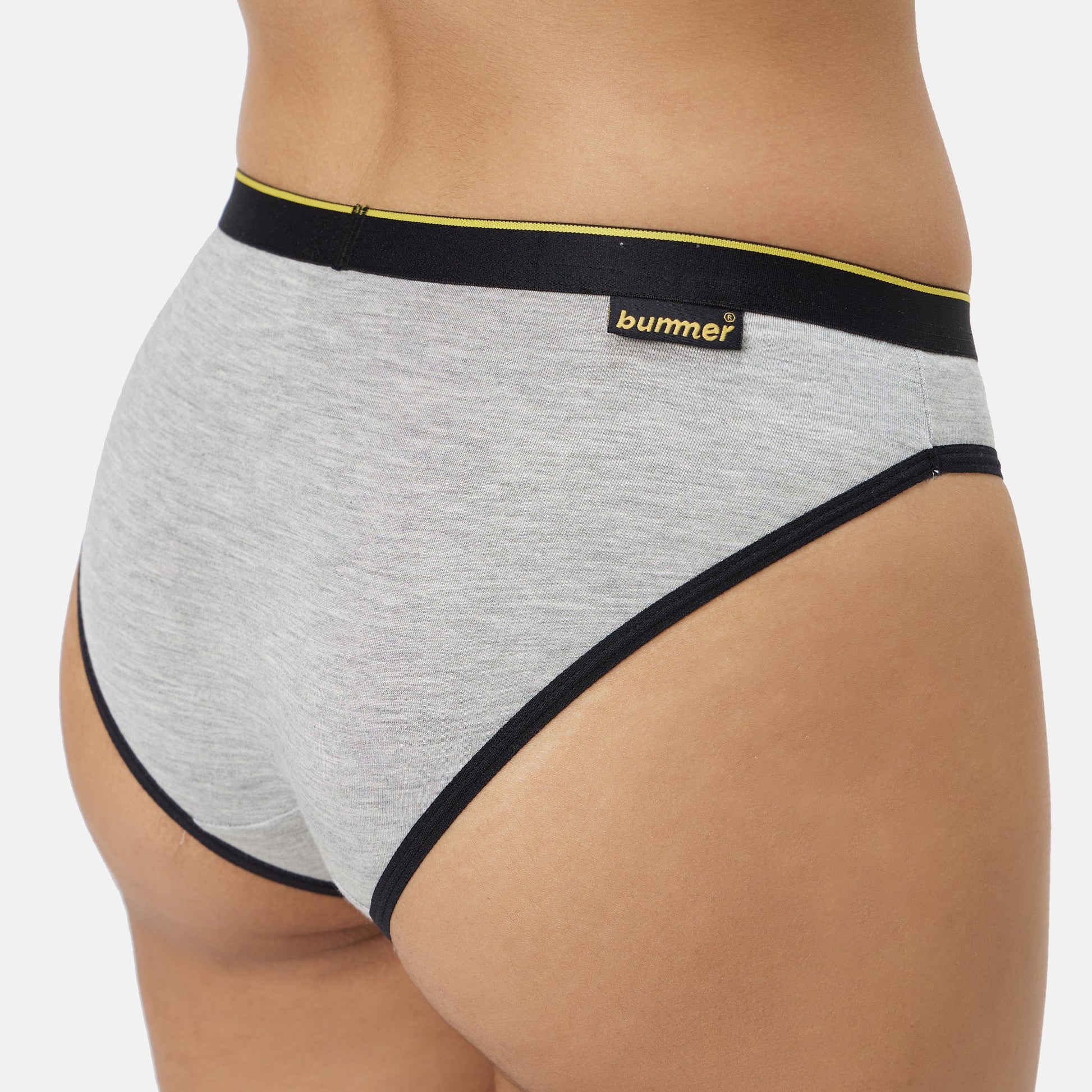 Bummer Soft Modal  Bikini Grey Melange Zoom 