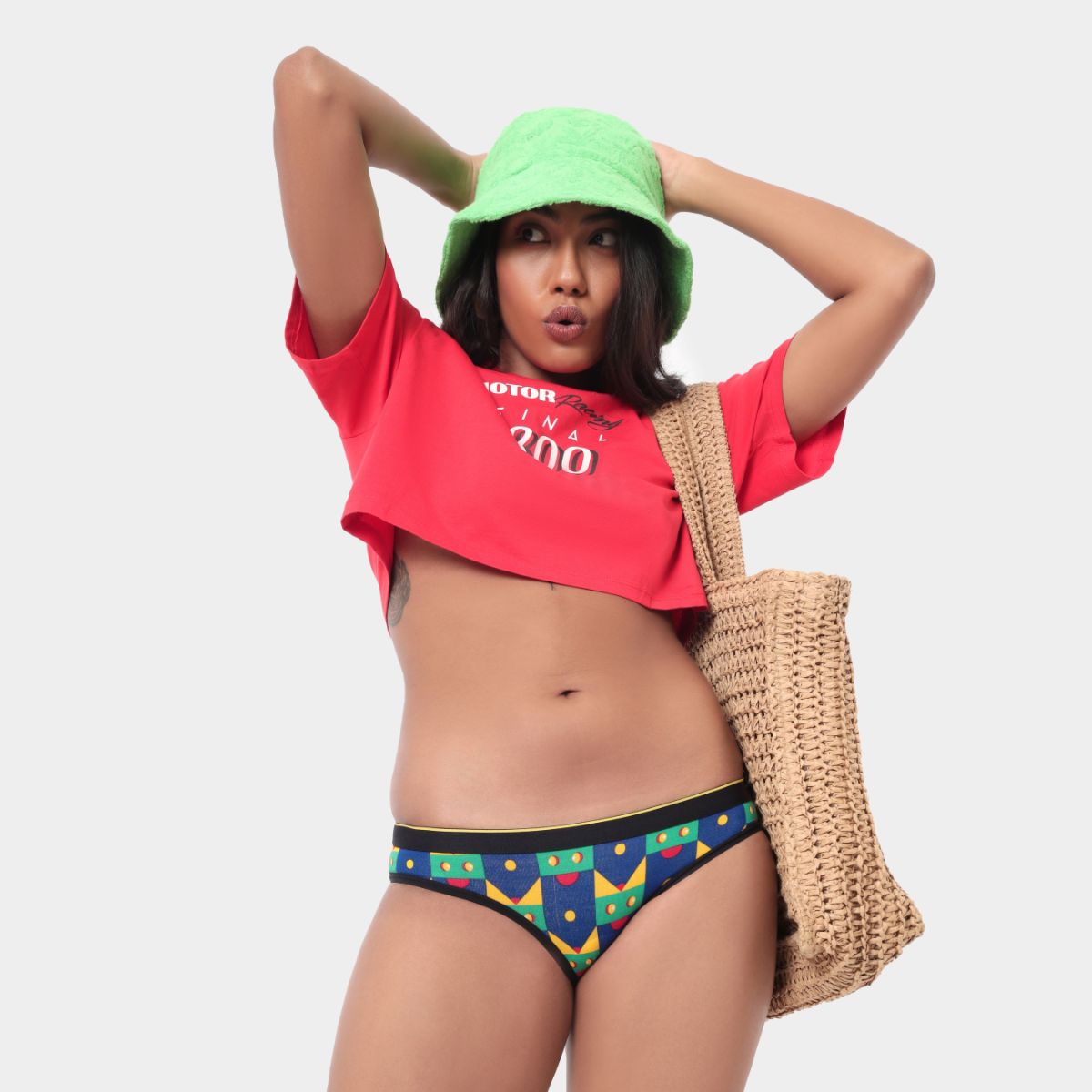 Bummer Soft Modal  Bikini Lazy Luna Front 