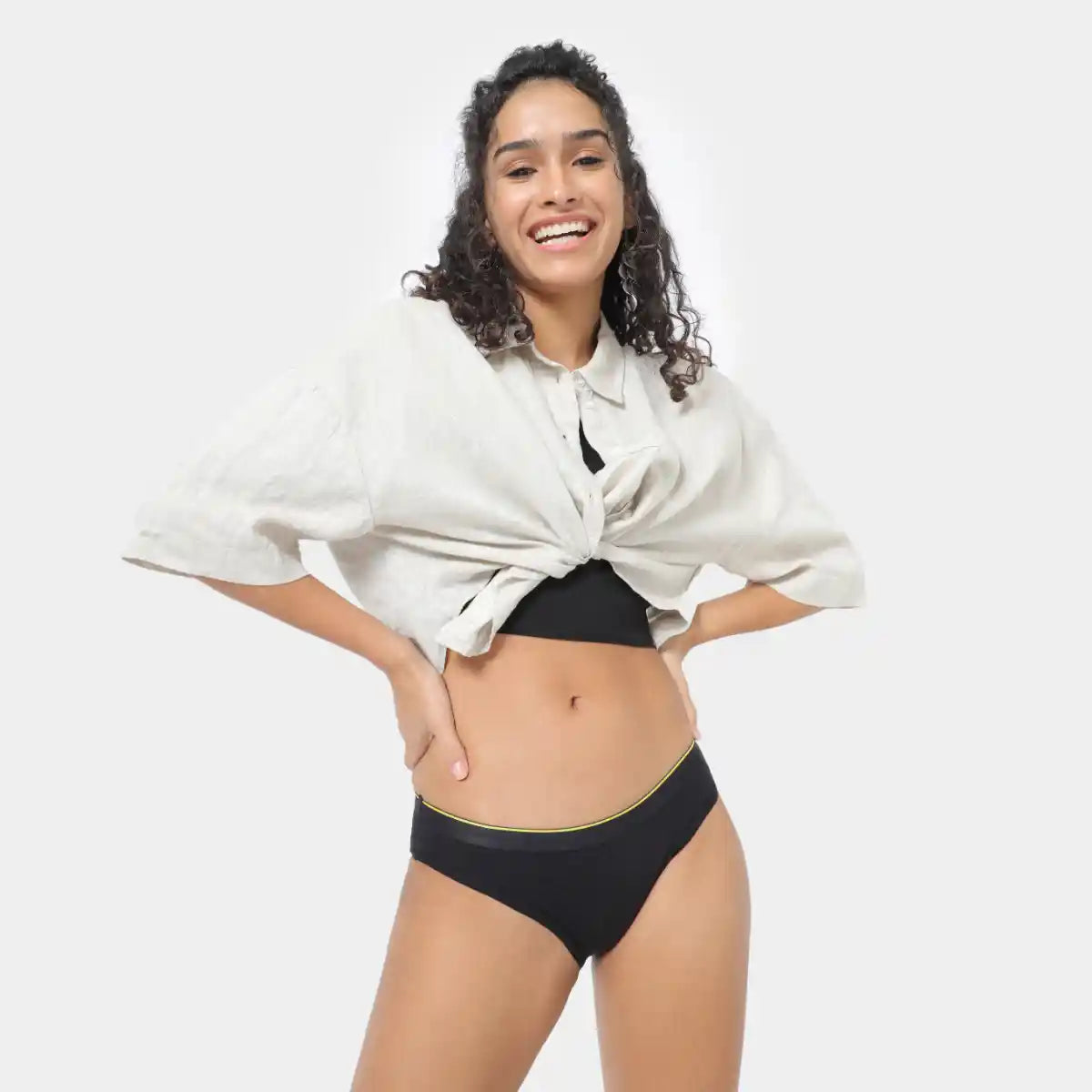 Bummer Soft Modal  Bikini Nox  Front 
