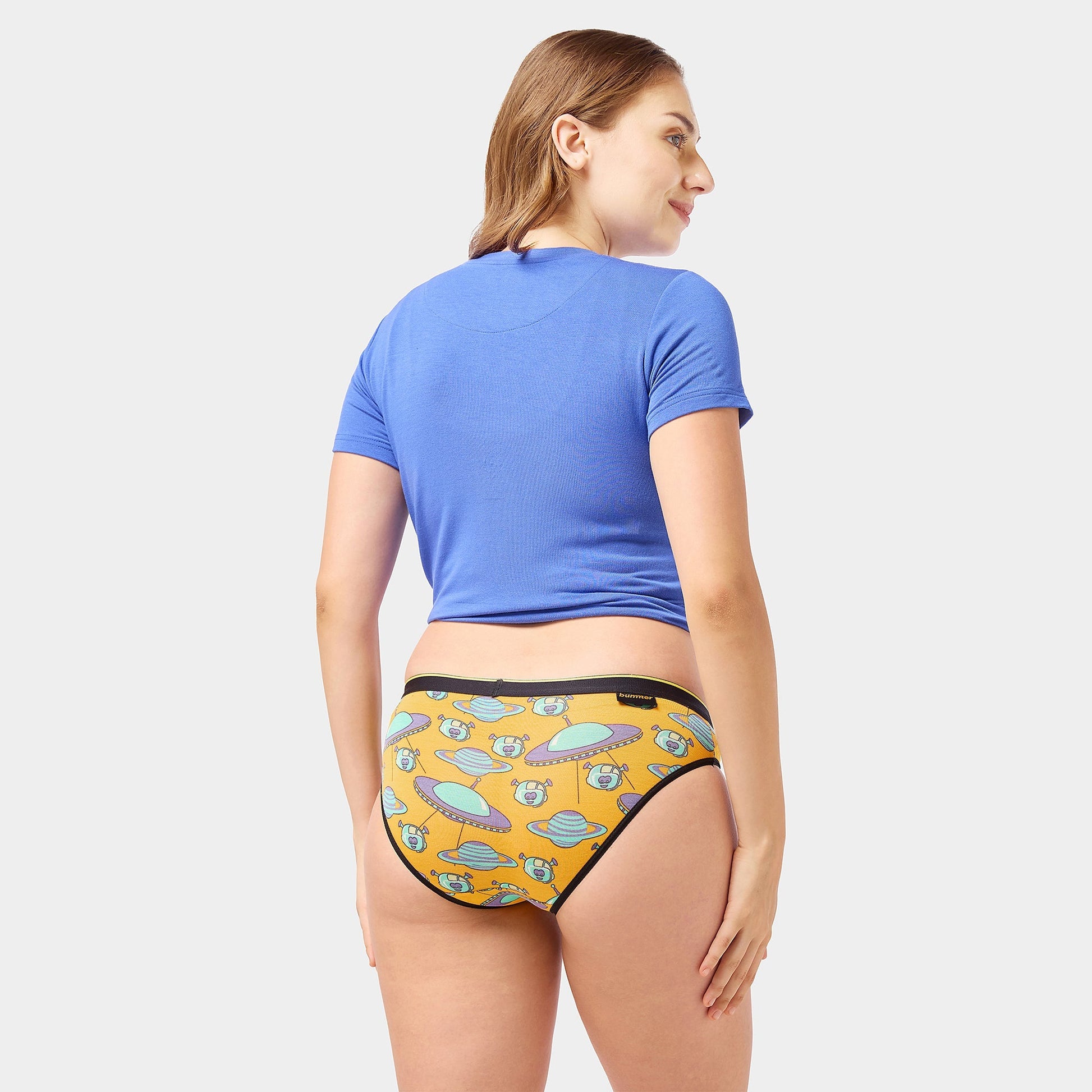 Bummer Soft Modal  Bikini Spacepunks Back 
