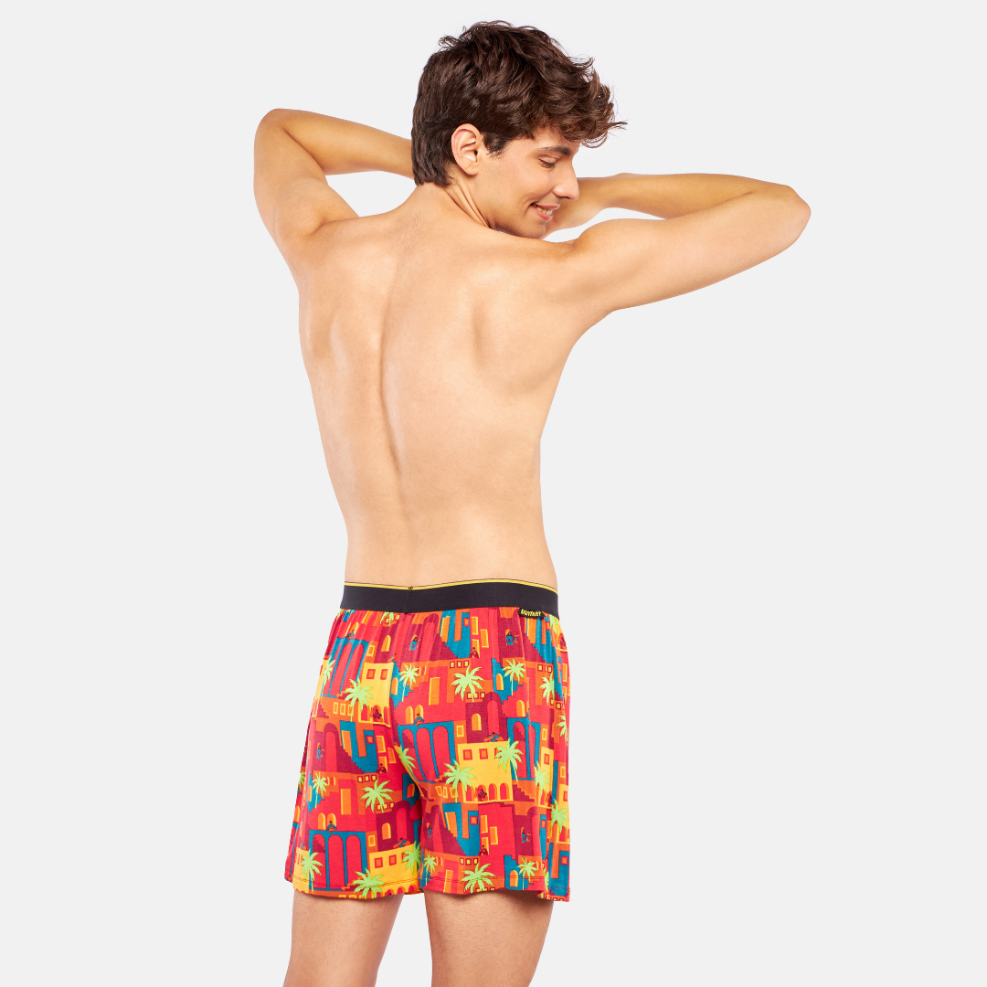 Bummer Soft Modal Boxers Casablanca Back