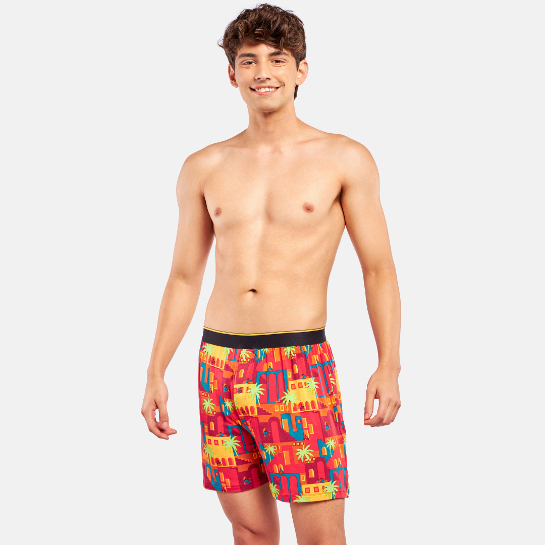 Bummer Soft Modal Boxers Casablanca Front