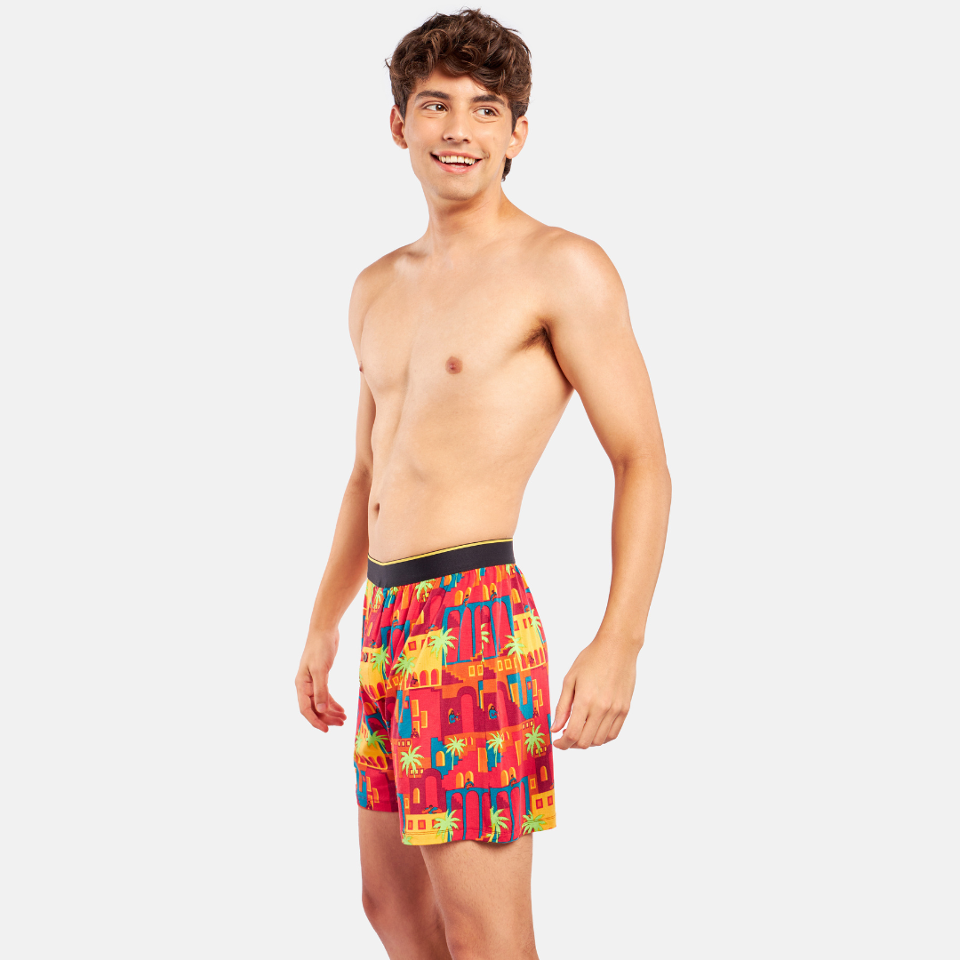 Bummer Soft Modal Boxers Casablanca Side